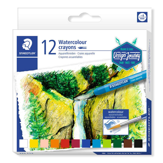 Staedtler Watercolour Crayons Karat Aquarell Pack 12