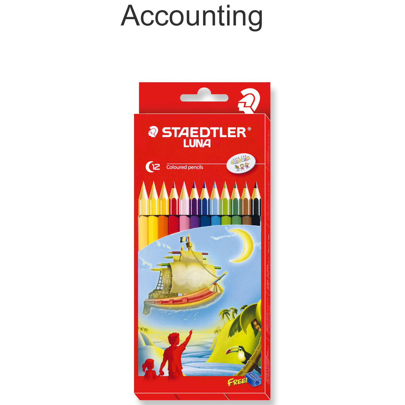  STAEDTLER Luna 24 Colors Coloured Pencil Set with FREE Pencil  Sharpener : Office Products