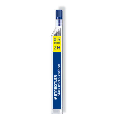 Staedtler Mechanical Pencil Leads Refill 0.3mm Mars Micro Tube of 12 2H