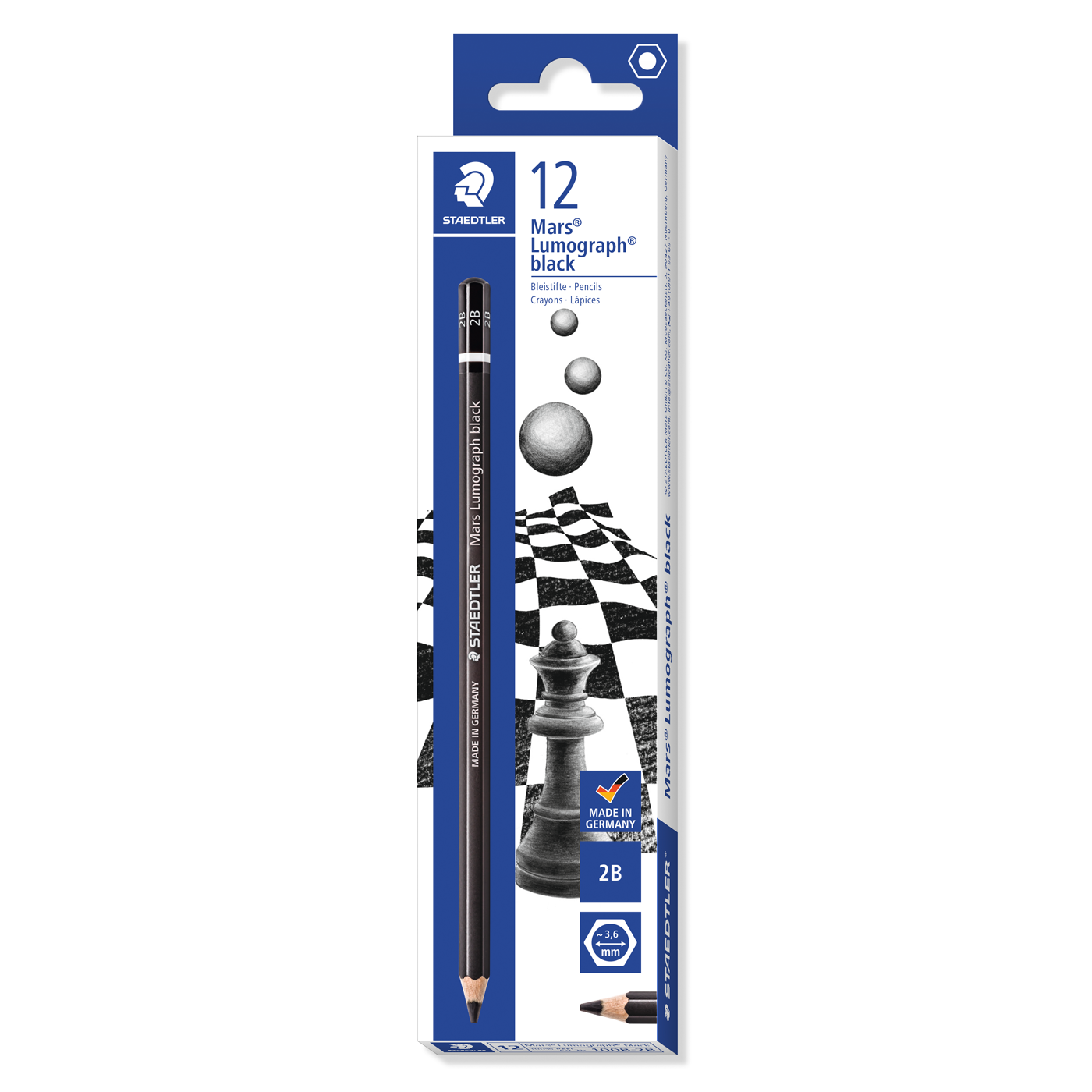 Staedtler Pencil Mars Lumograph Black 2B