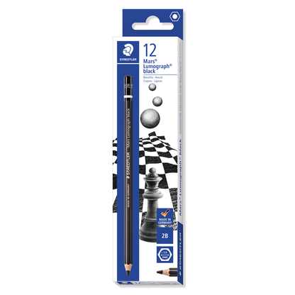 Staedtler Pencil Mars Lumograph Black 2B