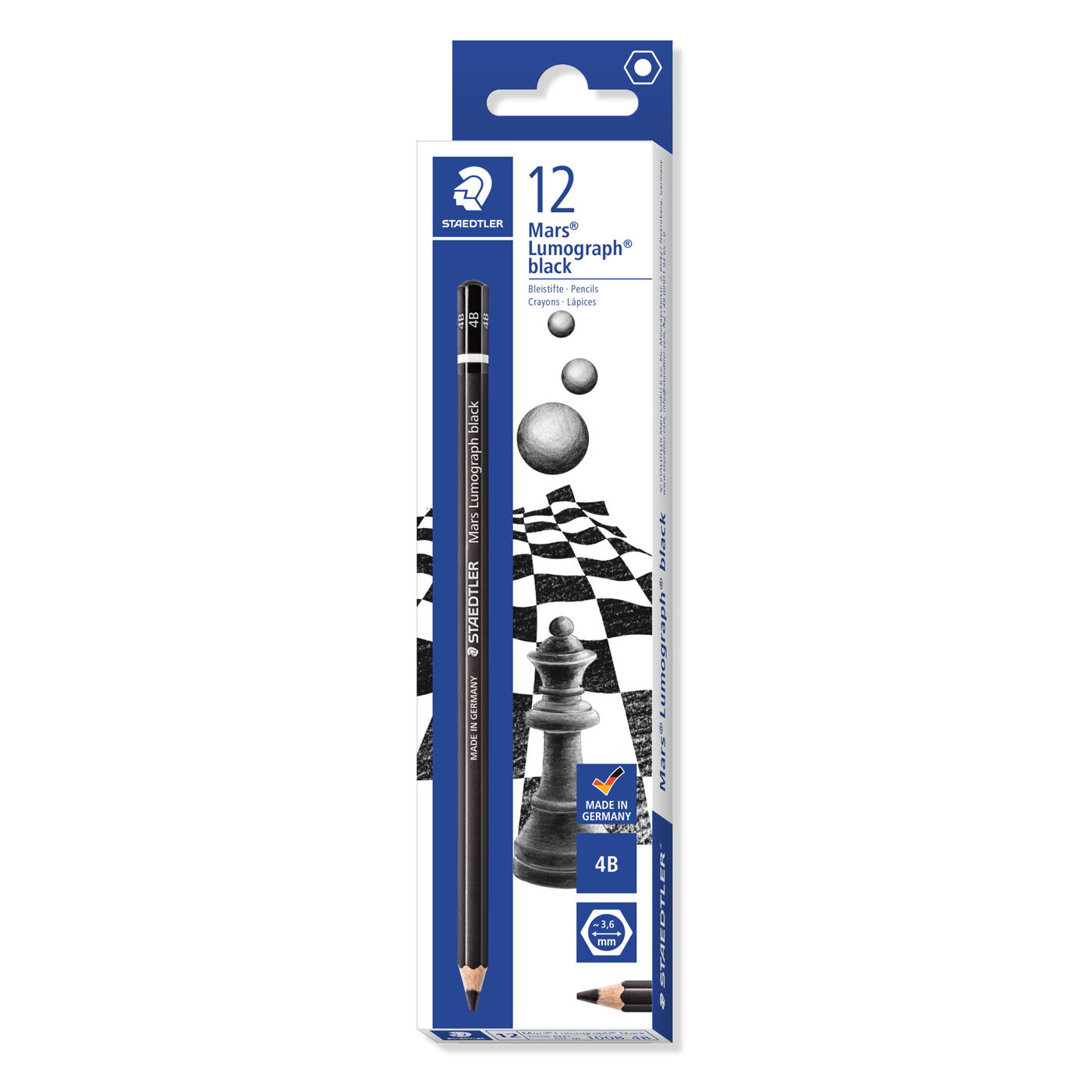 Staedtler Pencil Mars Lumograph Black 4B