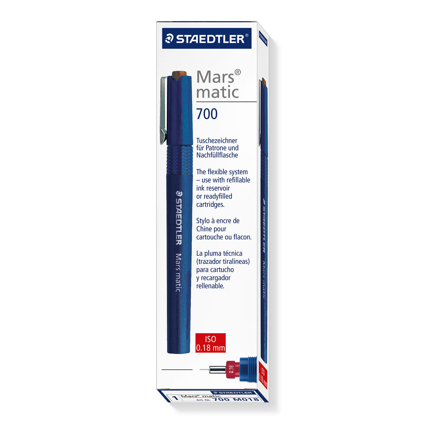 Staedtler Mars Matic 700 M018 Technical Drawing Pen 0.18mm Box