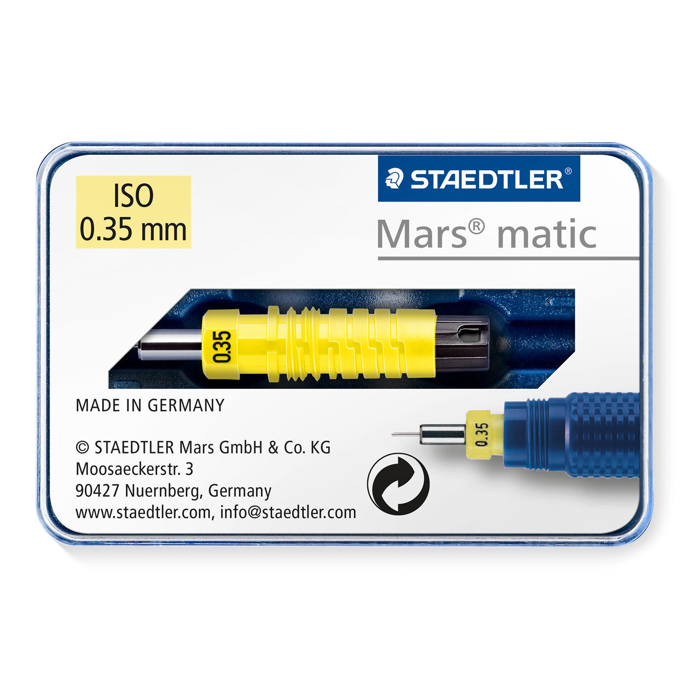 Staedtler Mars Matic 750 M035 Spare Drafting Pen Point 0.35mm