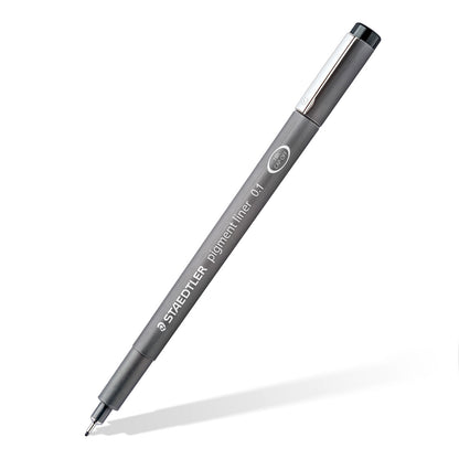 Staedtler Marsgraphic Fineliner Pigment Ink Pen Black 0.1mm