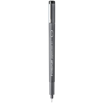 Staedtler Marsgraphic Fineliner Pigment Ink Pen Black 0.1mm