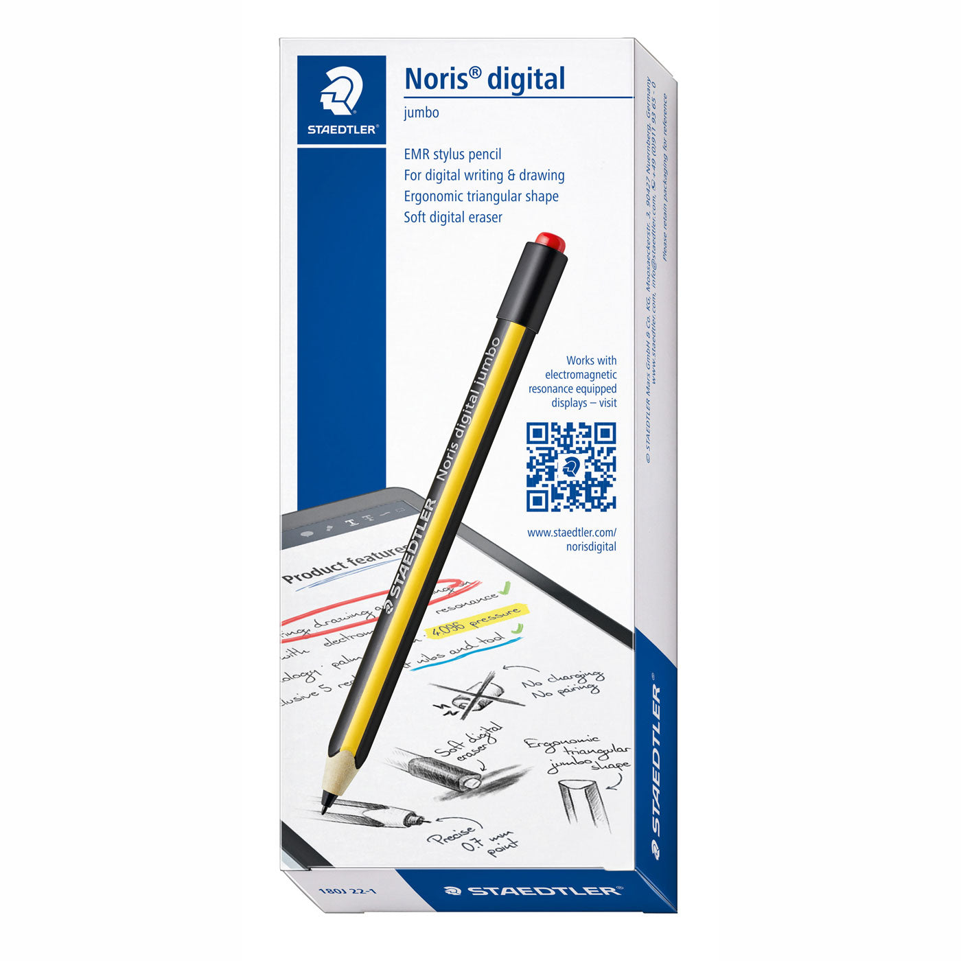 Staedtler Noris Digital Jumbo Stylus Pencil 180J 22