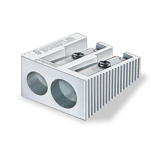 Staedtler Pencil Sharpener Metal Double Hole