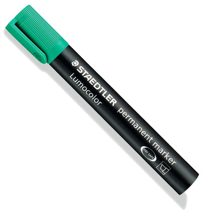 Staedtler Permanent Marker Lumocolor 350 Chisel Tip Green