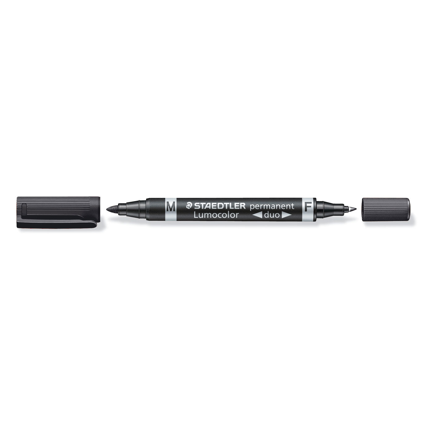 Staedtler Permanent Marker Dual Tip Bullet 0.6mm/1.5mm Black