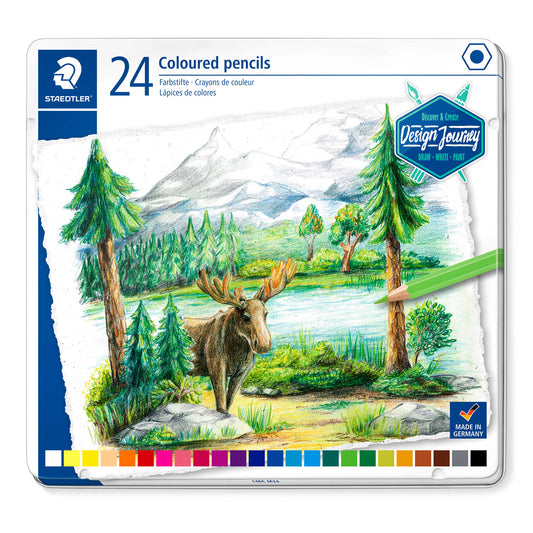 Staedtler Premium Coloured Pencils 146C Design Journey Tin of 24