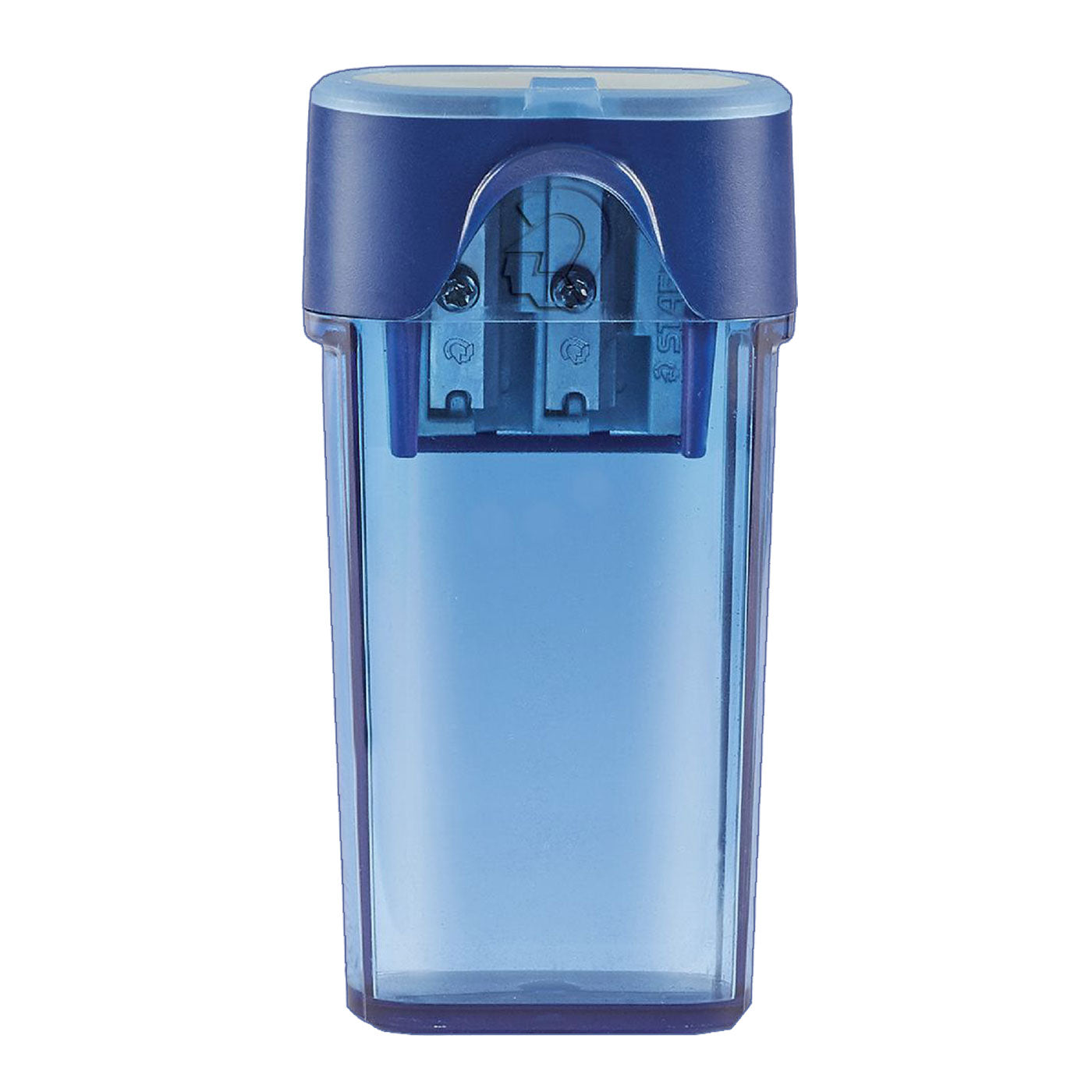 Staedtler Double Hole Tub Sharpener Slim 512 007 Blue