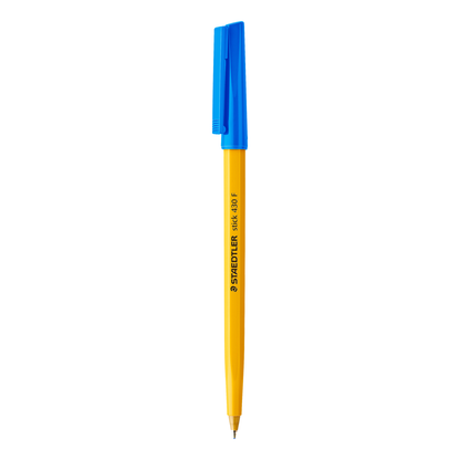Staedtler Ballpoint Pen Stick 430 Fine Capped Blue