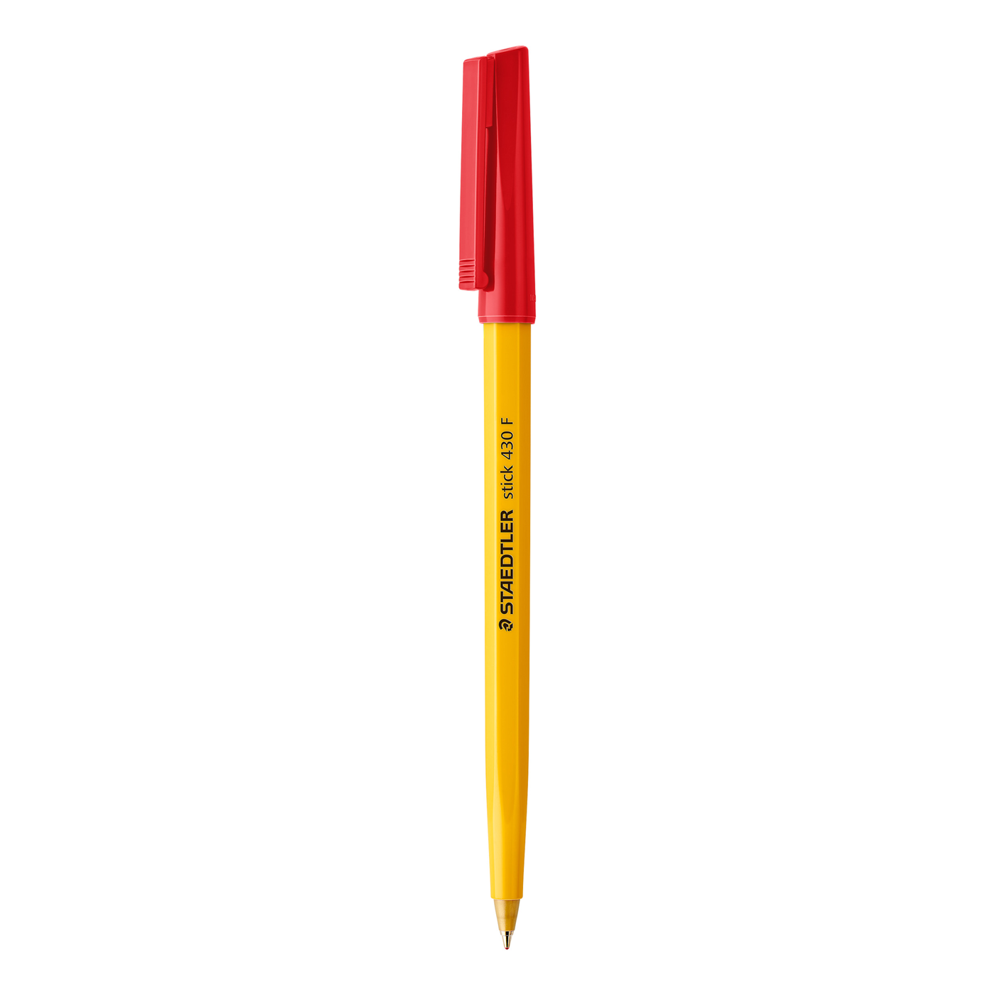STAEDTLER Stick 430 M-2 Ballpoint Pen Medium - Red (Box of 10)