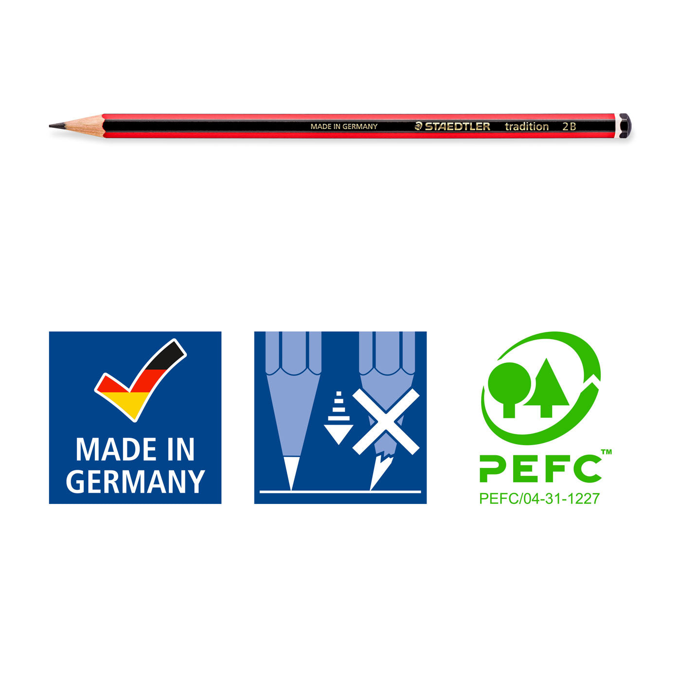 Staedtler Tradition Graphite Pencil 110-2B