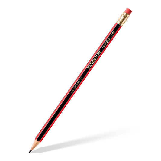 Staedtler Tradition Graphite Pencil 112-HB With Eraser Tip HB
