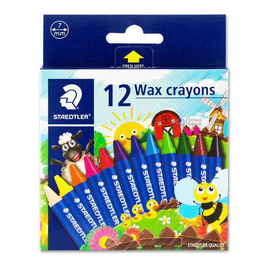 Staedtler Wax Crayons Pack of 12
