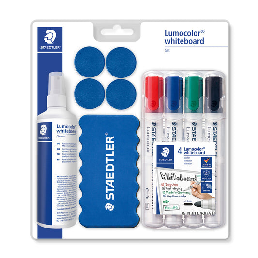 Staedtler Whiteboard Cleaning Kit Lumocolour Set of 10