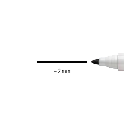 Staedtler Whiteboard Marker Lumocolor Bullet Tip Black Has a Line Width of 2 mm