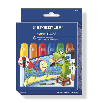 Staedtler Gel Crayons Noris Club 6 Shades - School Depot NZ