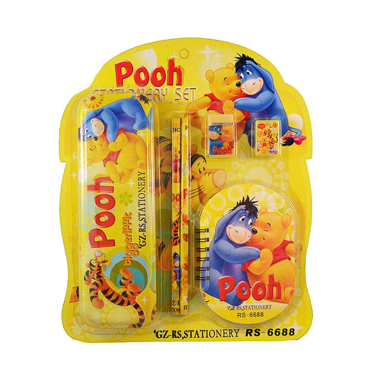Stationery Set for Kids 6 Piece Winnie The Pooh