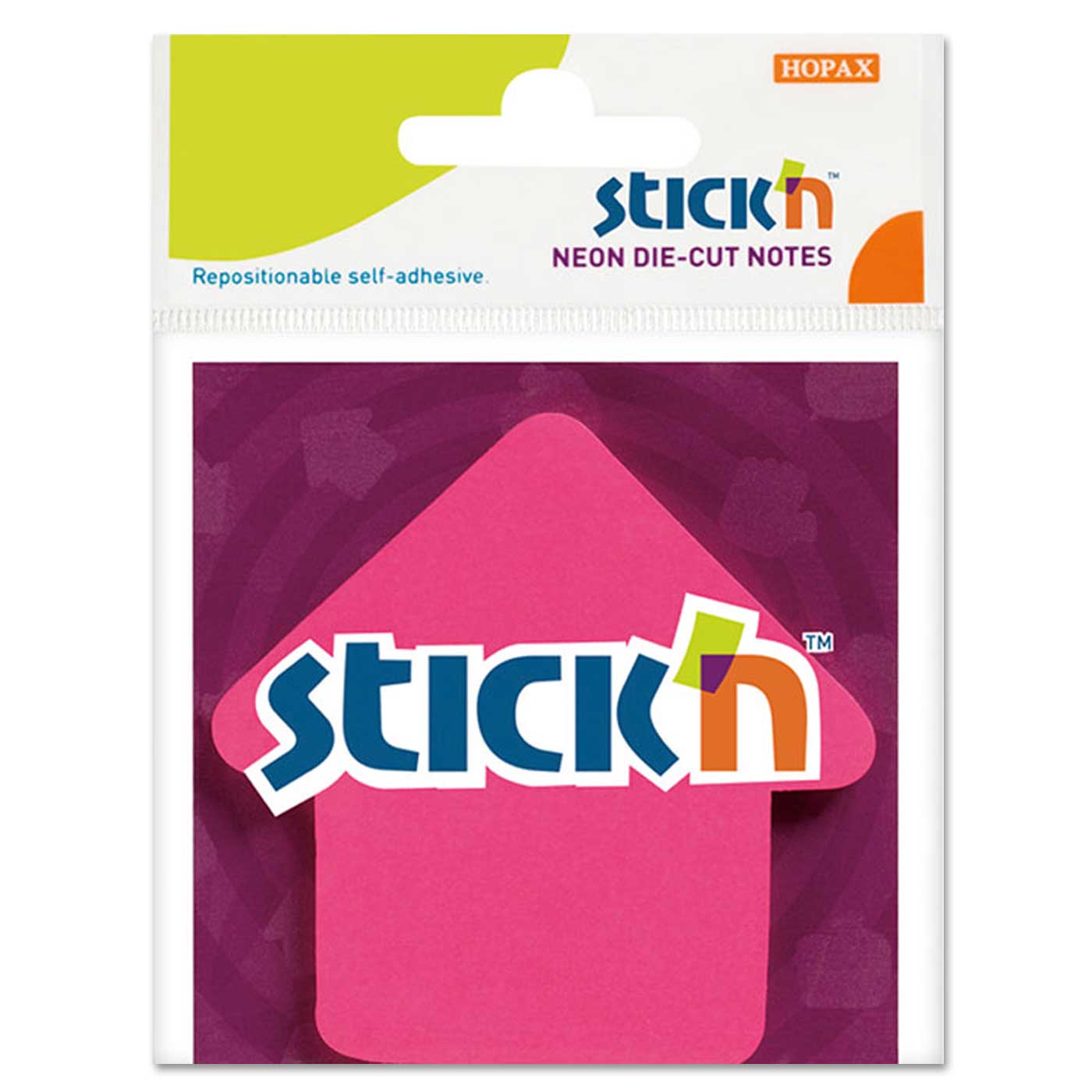 Picky Sticky Note Stick'n Sticky Notes Die Cut 70x70mm 50 Sheets Pink Arrow – School Depot NZ
