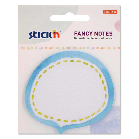 Stick'n Fancy Sticky Notes 70 x 70mm 30 Sheets Speech Bubble