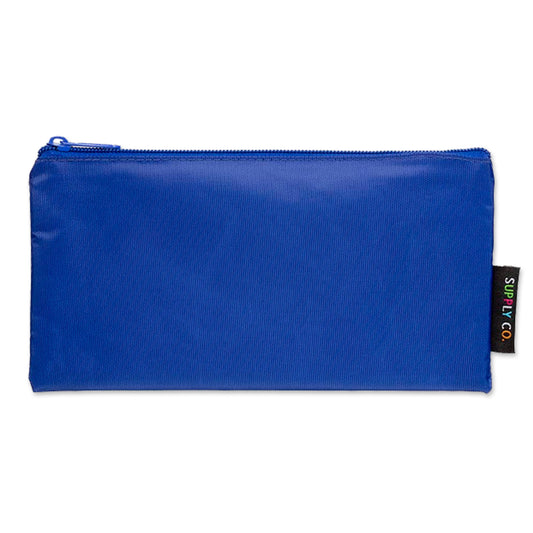 Supply Co Pencil Case Flat 21x11cm Blue