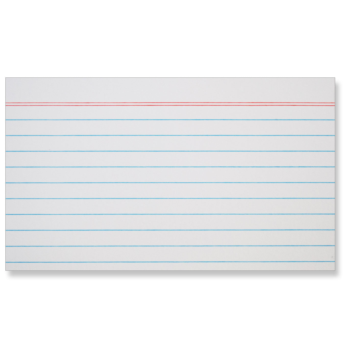 Esselte System Cards Ruled 6mm 203 x 127mm White Pack 100 – School Depot NZ