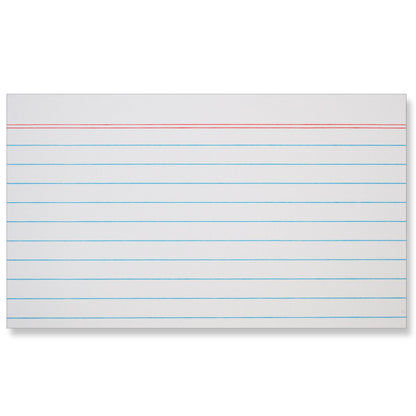Esselte System Cards Ruled 6 mm 127 x 76 mm Pack 500 White – School ...