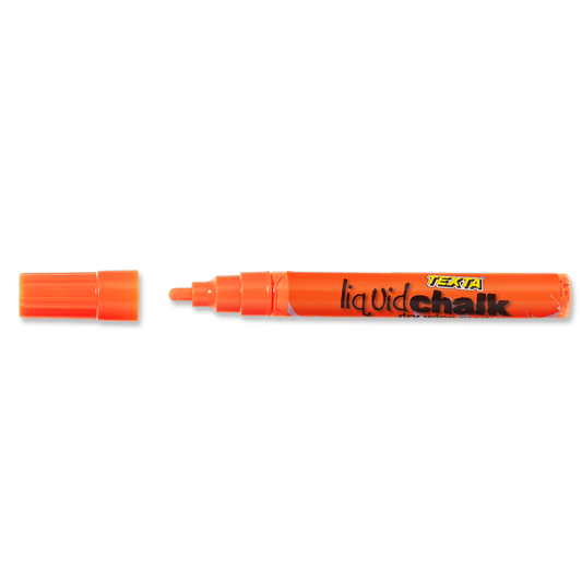 Texta Liquid Chalk Window Marker Bullet Tip 4.5 mm Orange
