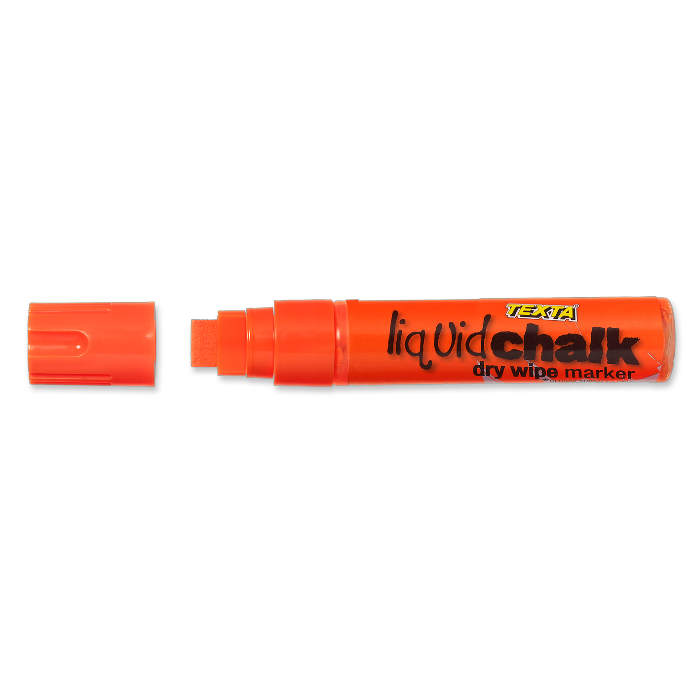 Texta Liquid Chalk Window Marker Chisel Tip 15 mm Orange