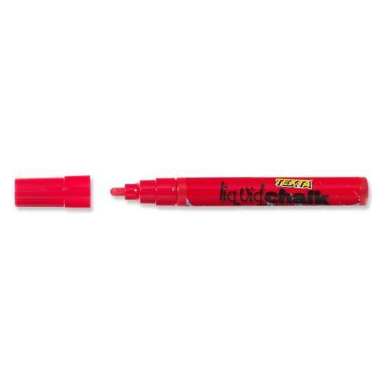 Texta Liquid Chalk Window Marker Bullet Tip 4.5 mm Red