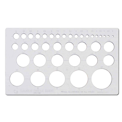 Taurus 38 Circle Guide 22.5 x 13.2cm