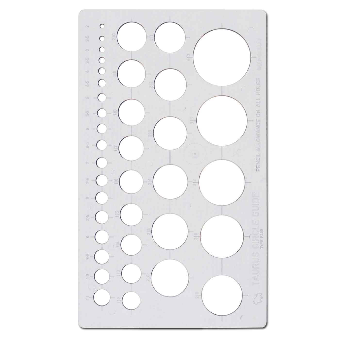 Taurus 38 Circle Guide 22.5 x 13.2cm