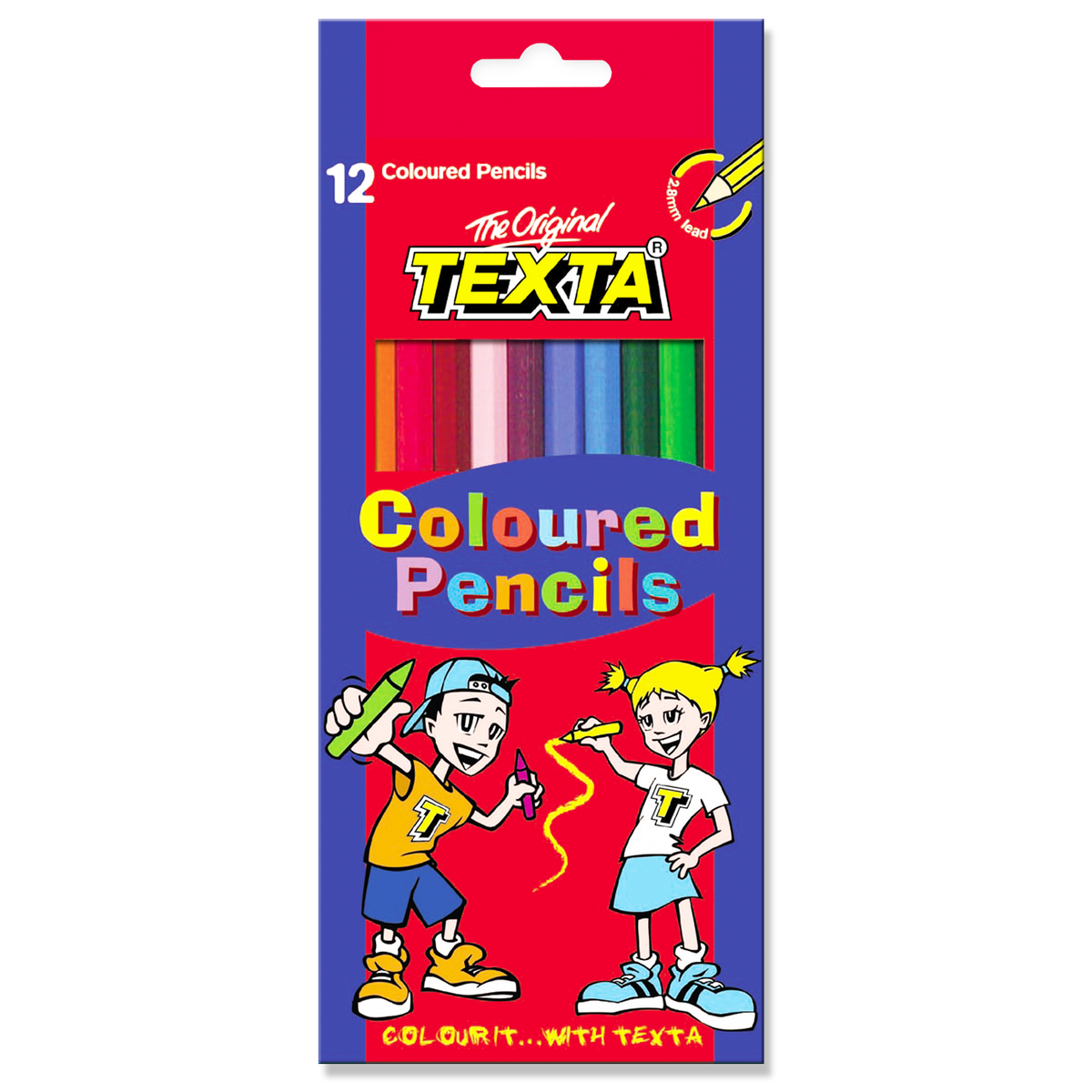 Texta Coloured Pencils 12 Pack Assorted – School Depot NZ