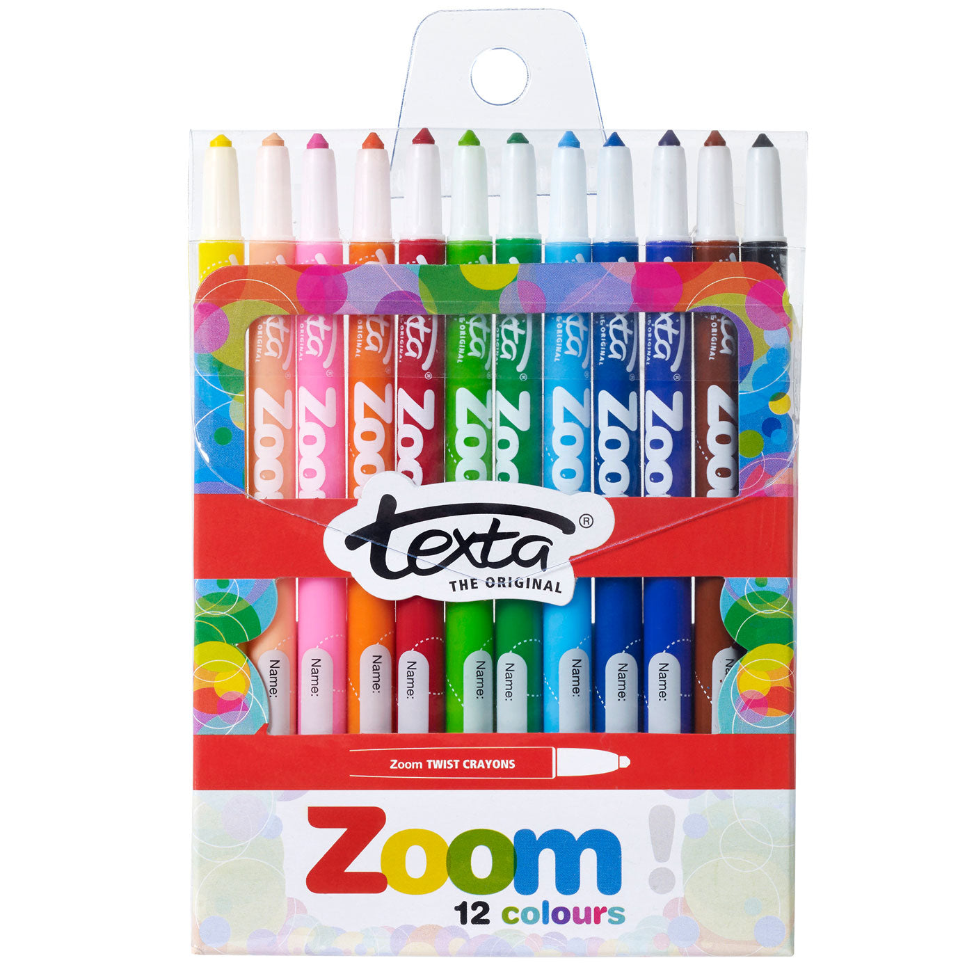 Texta Zoom Twistable Crayons Pack 12