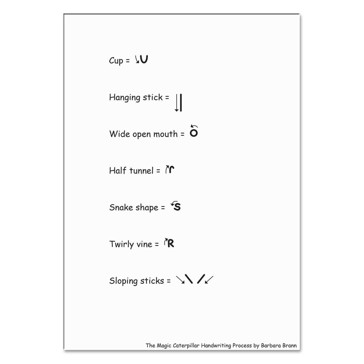 The Magic Caterpillar Writing Book 255 x 205mm