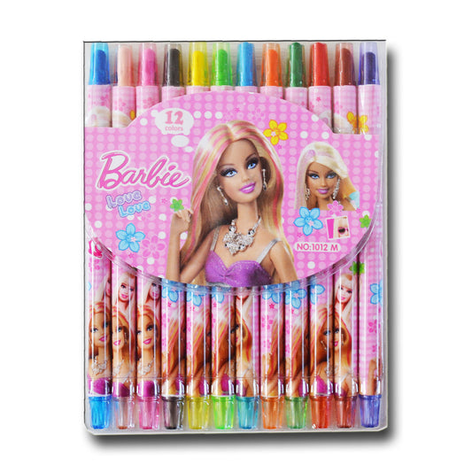 Twistable Crayons Barbie 12 Shades 15 cm - School Depot NZ