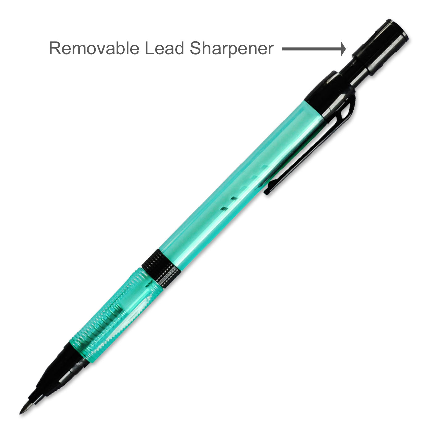 Tyco Triangular HB Mechanical Pencil TY-520 With Lead Sharpener 2.00mm Green