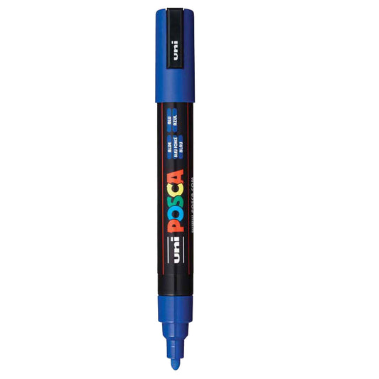 Uni Posca Marker 1.8-2.5mm Medium Tip Blue PC-5M