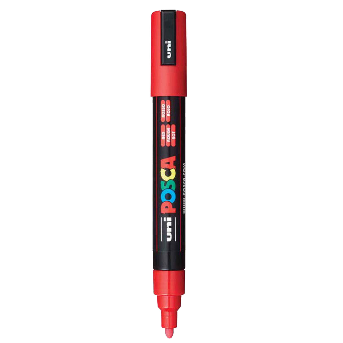 Uni Posca Marker 1.8-2.5mm Medium Tip Red PC-5M