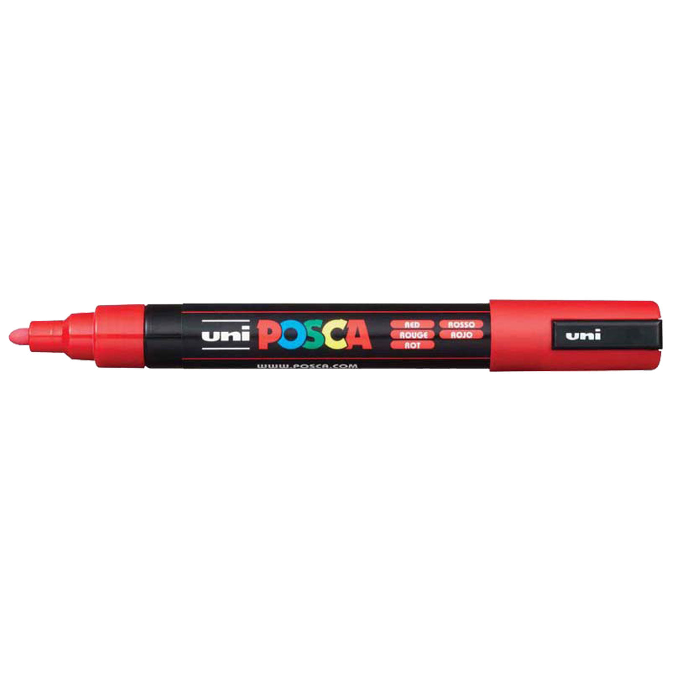 Uni Posca Marker 1.8-2.5mm Medium Tip Red PC-5M