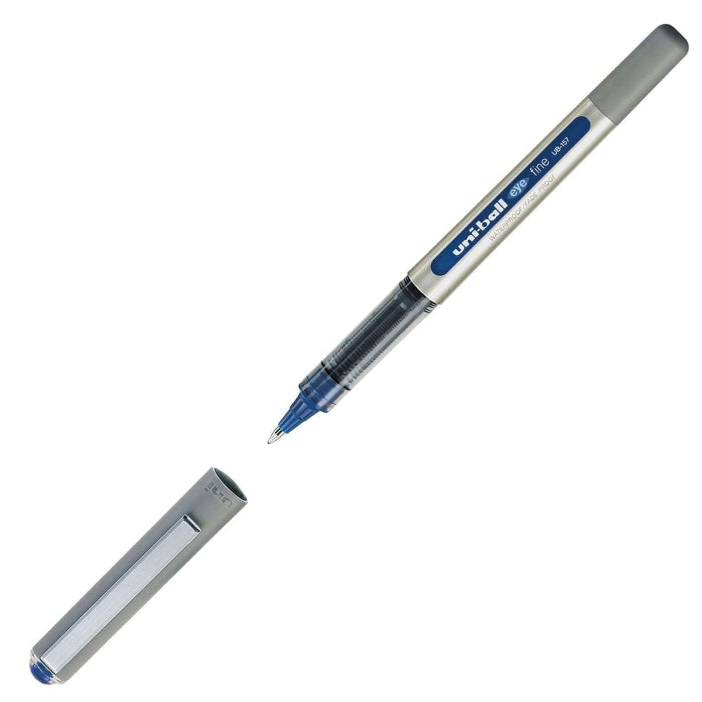 Uni-Ball Eye Rollerball Pen UB-157 Fine 0.7mm Blue