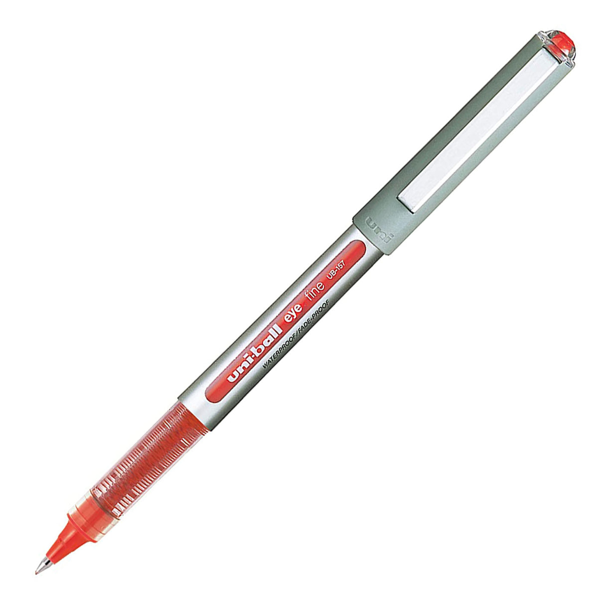 Red Pen Routo Uni-Ball Eye Rollerball Pen UB-157 Fine 0.7mm Red – School Depot NZ