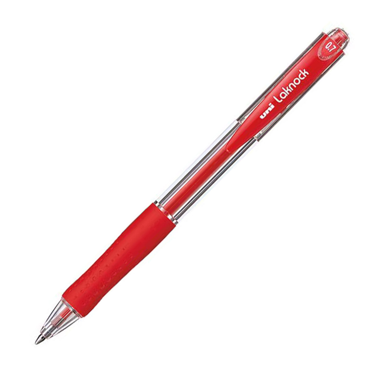 Uni Ballpoint Pen Laknock SN100 0.7mm Red