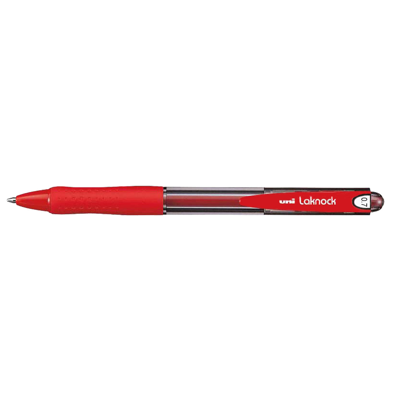 Uni Ballpoint Pen Laknock SN100 Red 0.7mm