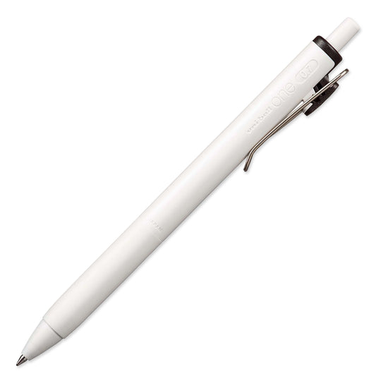 Uni One Gel Pen Rollerball Medium Tip 0.7mm Black