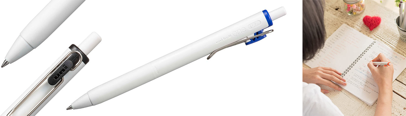 Uni One Gel Pen Rollerball Medium Tip 0.7mm Blue