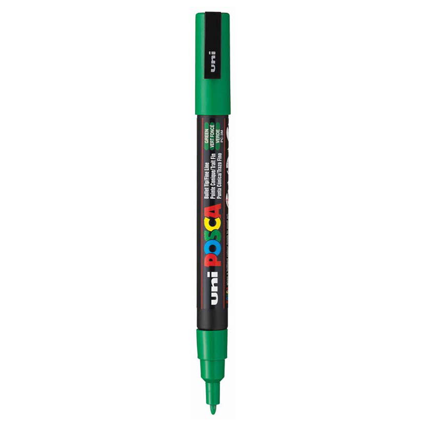 Uni Posca Marker 0.9-1.3mm Fine Green PC-3M